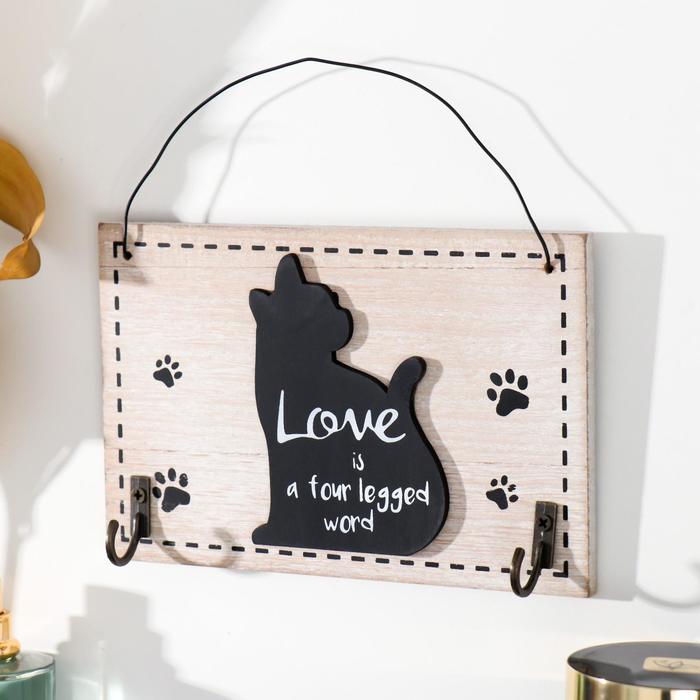 Крючки декоративные дерево "Кот - любовь" 10,5х0,8х16 см
Крючки декоративные дерево "Кот - любовь" 10,5х0,8х16 см