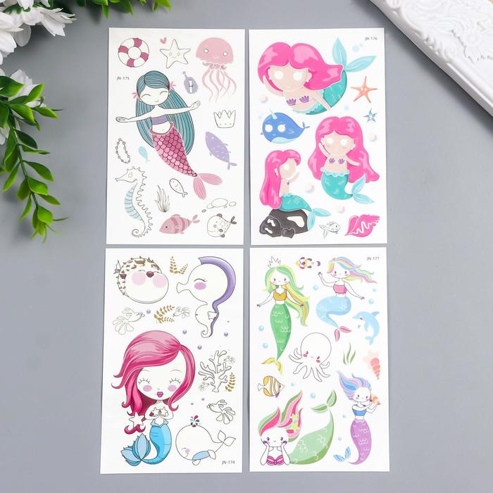 Татуировка на тело цветная фосфорная "Русалочка" МИКС 12х7,5 см
Татуировка на тело цветная фосфорная "Русалочка" МИКС 12х7,5 см