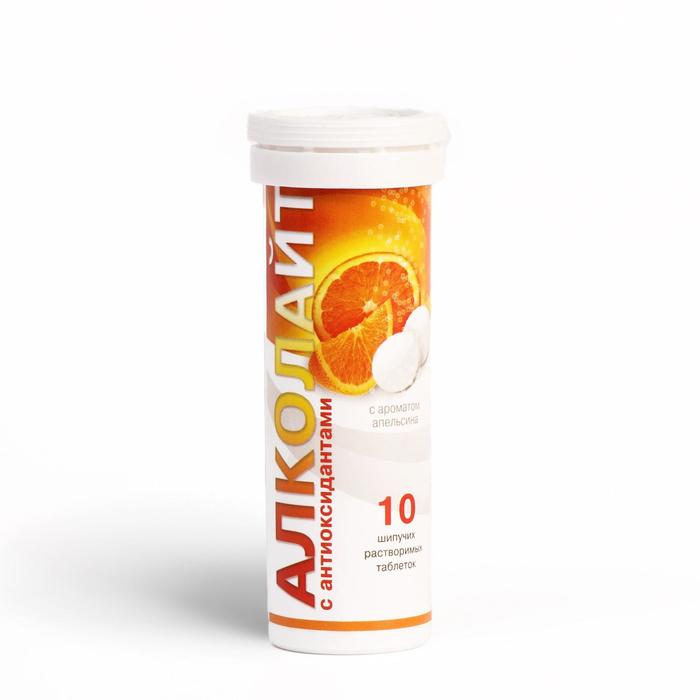 Алколайт апельсин-лимон, 10 шипучих таблеток
Алколайт апельсин-лимон, 10 шипучих таблеток