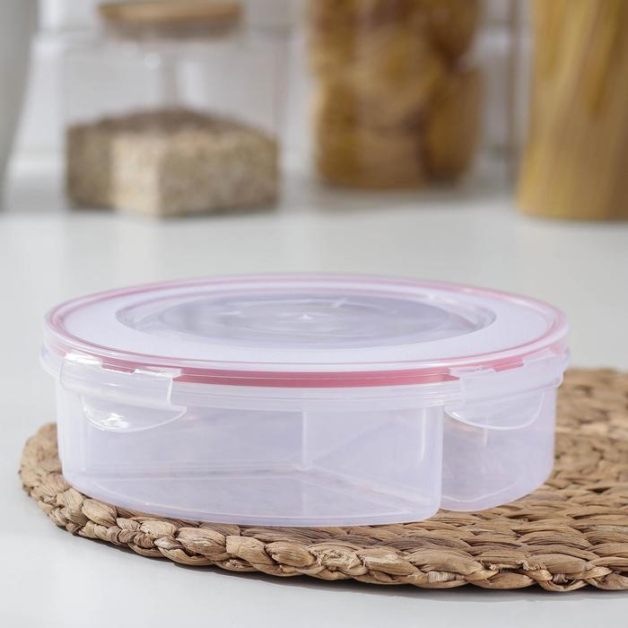 Ланч-бокс круглый 3 отделения по 0,45 л 21х6 см
Ланч-бокс круглый 3 отделения по 0,45 л 21х6 см