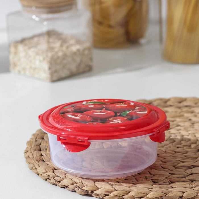 Ланч-бокс круглый, 700 мл, цвет МИКС
Ланч-бокс круглый, 700 мл, цвет МИКС