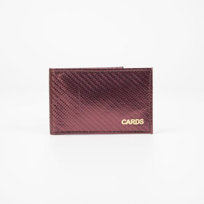 Визитница, 18 листов, цвет бордовый
Визитница, 18 листов, цвет бордовый