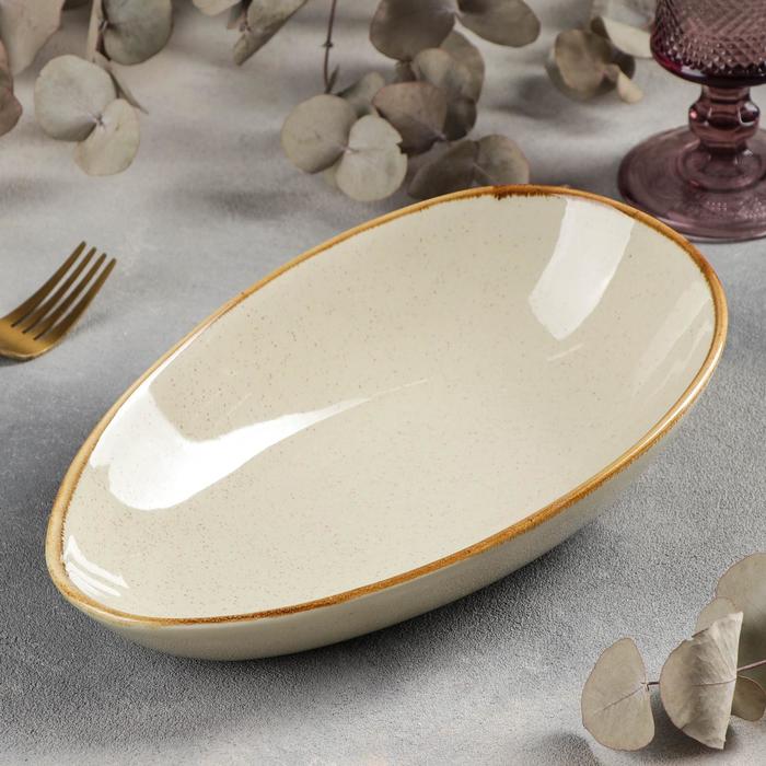 Блюдо керамическое для подачи «Сапфир», 26×16×7 см, цвет бежевый
Блюдо керамическое для подачи «Сапфир», 26×16×7 см, цвет бежевый