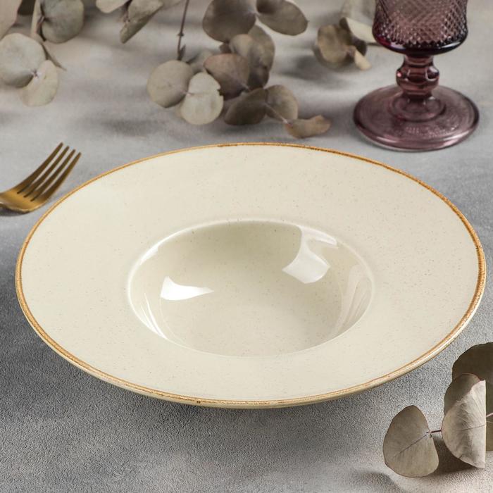 Тарелка для пасты «Сапфир», 24×6 см, цвет бежевый
Тарелка для пасты «Сапфир», 24×6 см, цвет бежевый