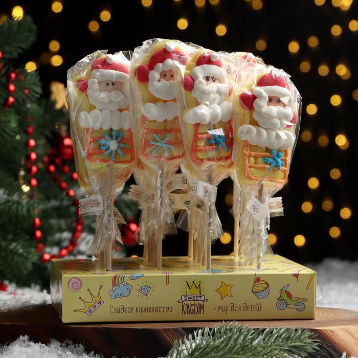 Карамель леденцовая на сахаре «3D Санта», красный с шапкой, ассорти, 45 г
Карамель леденцовая на сахаре «3D Санта», красный с шапкой, ассорти, 45 г