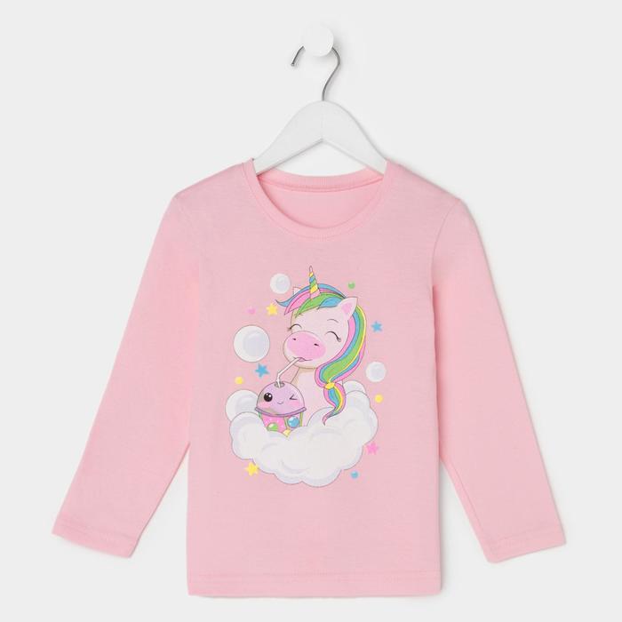 Лонгслив для девочки, цвет розовый, рост 98 см
Лонгслив для девочки, цвет розовый, рост 98 см