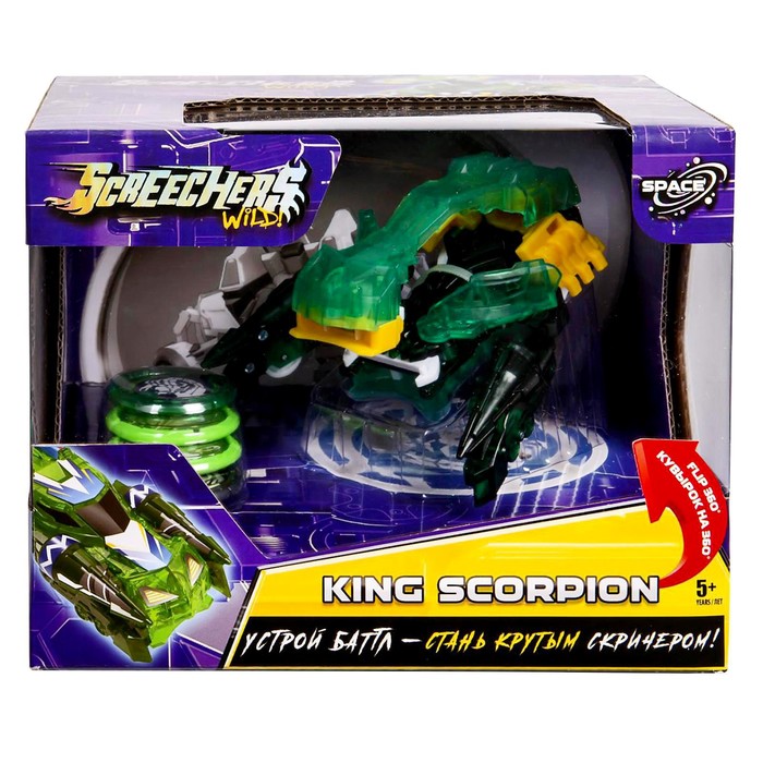 Машинка-трансформер Дикие Скричеры «Кинг Скорпион S2»
Машинка-трансформер Дикие Скричеры «Кинг Скорпион S2»