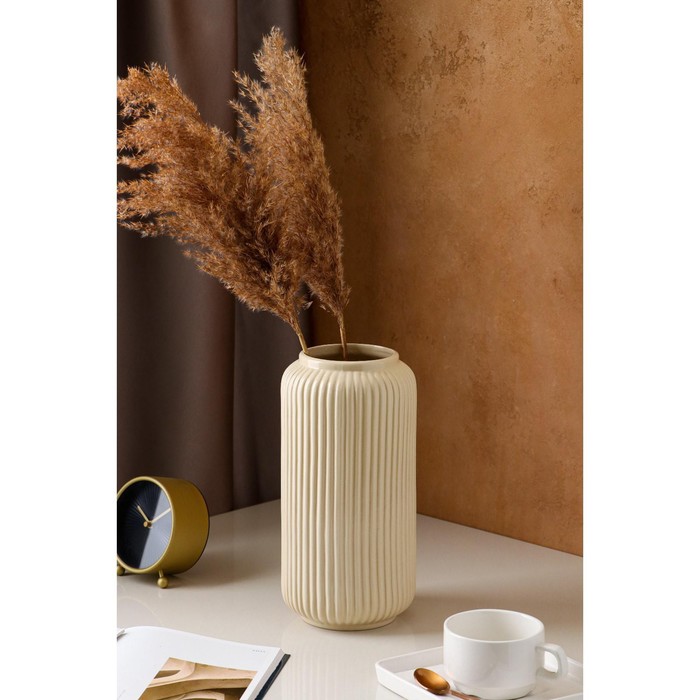 Ваза керамическая "Юта", настольная, бежевая, 30 см
Ваза керамическая "Юта", настольная, бежевая, 30 см