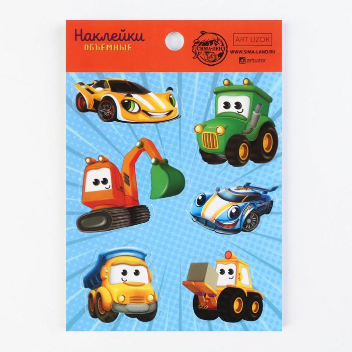 EVA наклейка "Тачки", 11 х 15,5 см
EVA наклейка "Тачки", 11 х 15,5 см