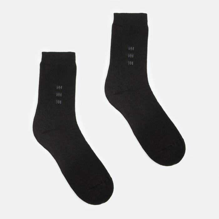 Носки мужские махровые, цвет чёрный, размер 25-27
Носки мужские махровые, цвет чёрный, размер 25-27