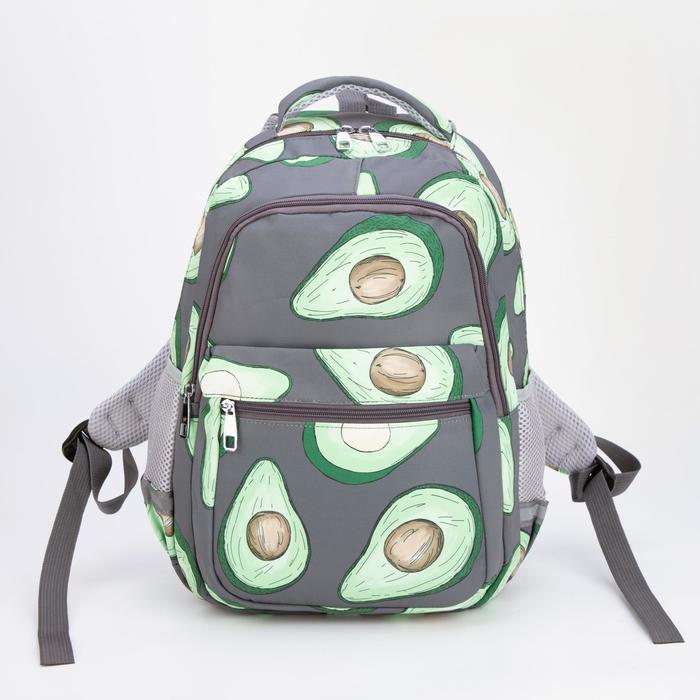 Рюкзак, 2 отдела на молниях, наружный карман, 2 боковых кармана, цвет серый
Рюкзак, 2 отдела на молниях, наружный карман, 2 боковых кармана, цвет серый