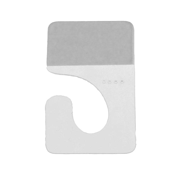 Крючок плоский с односторонним клеевым краем 4,2х2,2 см, набор 1 000 шт
Крючок плоский с односторонним клеевым краем 4,2х2,2 см, набор 1 000 шт