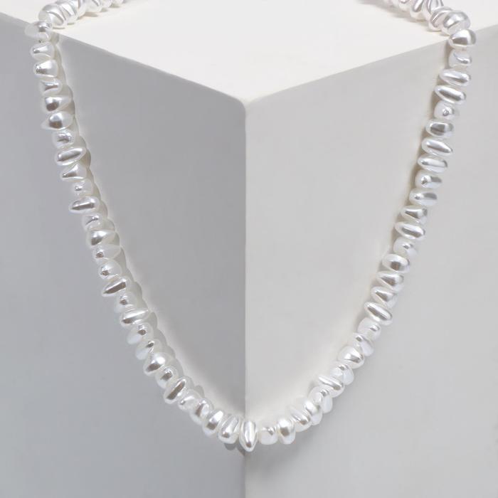 Колье с жемчугом "Тогл" асимметричные бусины, цвет белый в золоте, 38см
Колье с жемчугом "Тогл" асимметричные бусины, цвет белый в золоте, 38см