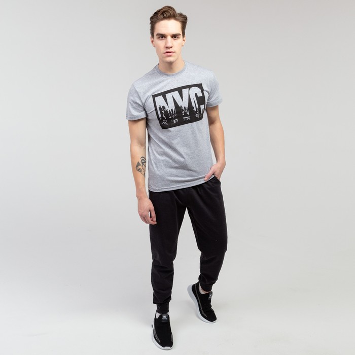 Брюки мужские, цвет чёрный меланж, размер 52
Брюки мужские, цвет чёрный меланж, размер 52