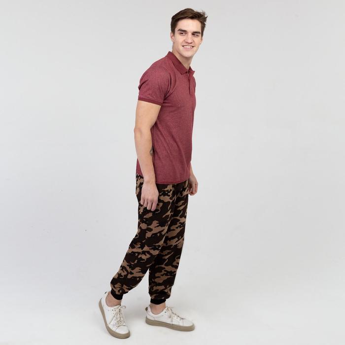 Брюки мужские, цвет коричневый камуфляж, размер 52
Брюки мужские, цвет коричневый камуфляж, размер 52