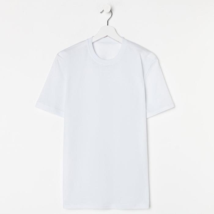 Футболка мужская, цвет белый, размер 56
Футболка мужская, цвет белый, размер 56