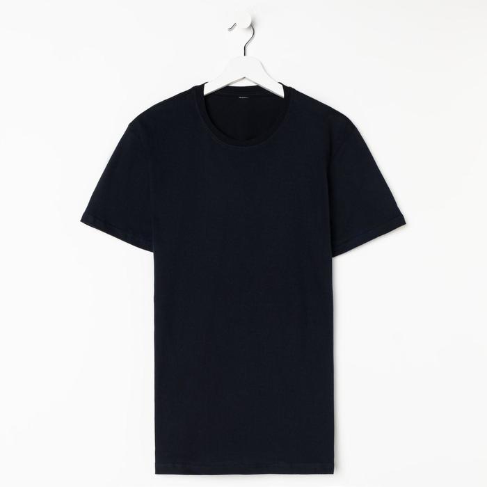 Футболка мужская, цвет тёмно-синий, размер 56
Футболка мужская, цвет тёмно-синий, размер 56