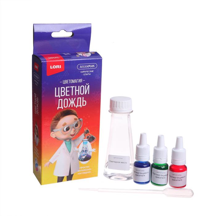 Химические опыты. «Цветной дождь»
Химические опыты. «Цветной дождь»