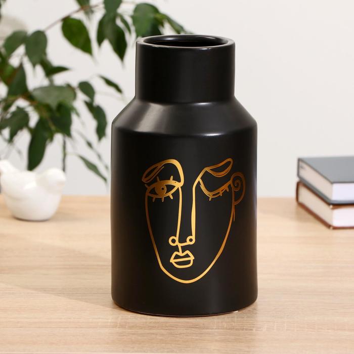 Ваза керамика "Каприз" 8х23 см, чёрный
Ваза керамика "Каприз" 8х23 см, чёрный