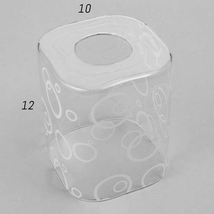 Плафон Е27 прозрачный-белый 10х10х12 см
Плафон Е27 прозрачный-белый 10х10х12 см