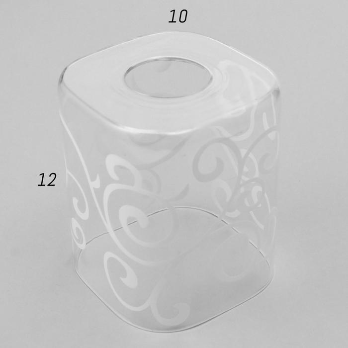 Плафон Е27 прозрачный-белый 10х10х12 см
Плафон Е27 прозрачный-белый 10х10х12 см