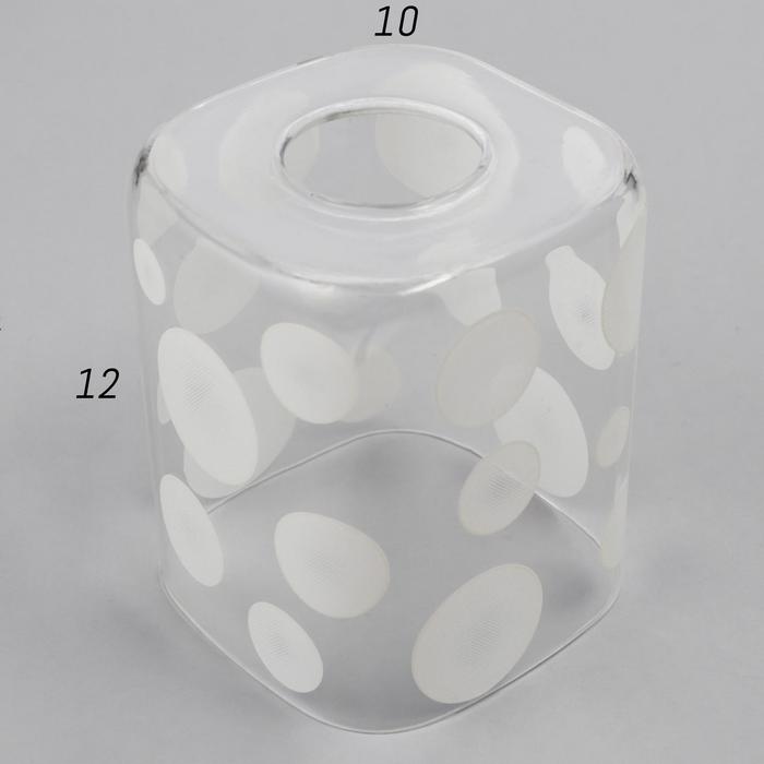 Плафон Е27 прозрачный-белый 10х10х12 см
Плафон Е27 прозрачный-белый 10х10х12 см