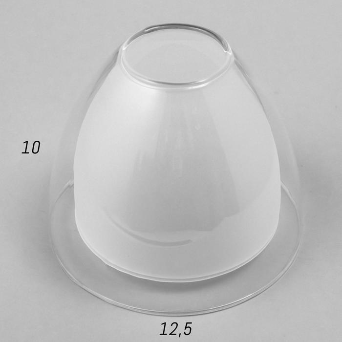 Плафон Е27 прозрачный-белый 12,5х12,5х10 см
Плафон Е27 прозрачный-белый 12,5х12,5х10 см