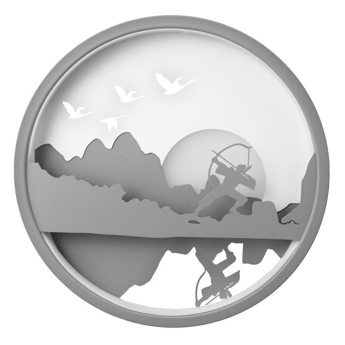 Бра "Охотник" LED 30Вт 3000/4000К 24х24 см серый 30х30м
Бра "Охотник" LED 30Вт 3000/4000К 24х24 см серый 30х30м