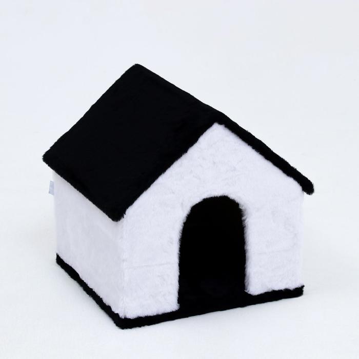 Дом "Будка", 35 х 35 х 35 см, чёрно-белый
Дом "Будка", 35 х 35 х 35 см, чёрно-белый