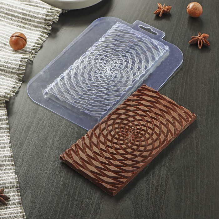 Форма для шоколада и конфет «Плитка Гипно», 17×8,5×0,8 см, цвет прозрачный
Форма для шоколада и конфет «Плитка Гипно», 17×8,5×0,8 см, цвет прозрачный