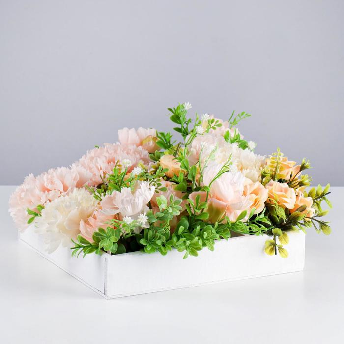 Ящик деревянный "Лабиринт" 25х25х5 см, цвет белый
Ящик деревянный "Лабиринт" 25х25х5 см, цвет белый