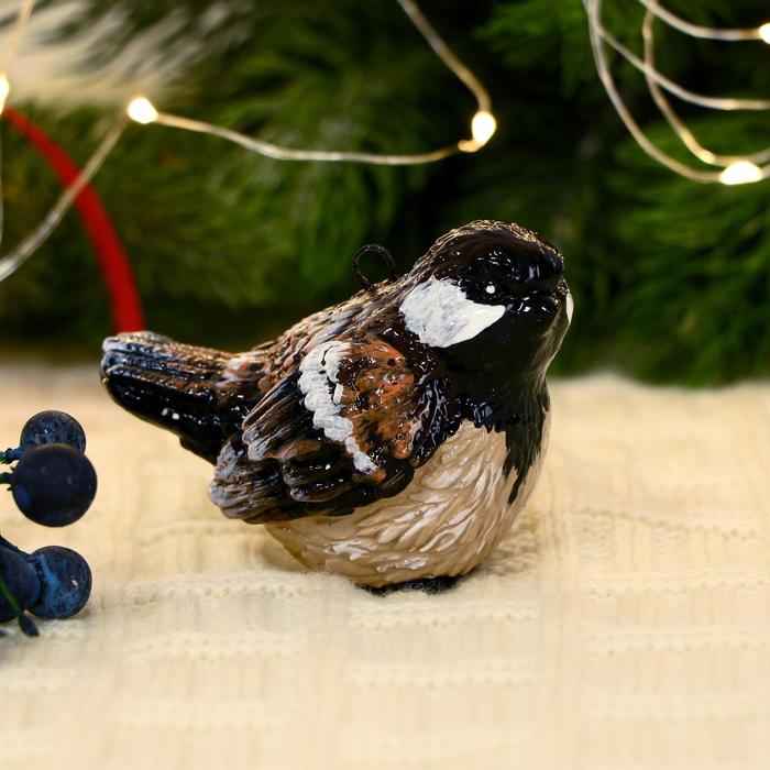 Елочное украшение "Воробей" (гипс) 7,4х9 см, коричневый
Елочное украшение "Воробей" (гипс) 7,4х9 см, коричневый