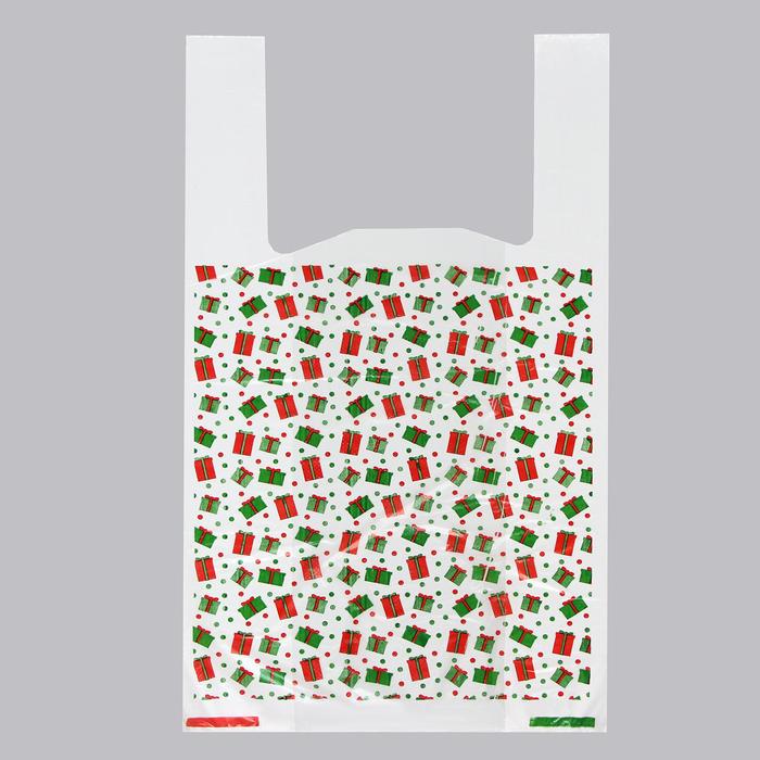 Пакет "Подарки", полиэтиленовый майка, 28 х 50 см, 12 мкм
Пакет "Подарки", полиэтиленовый майка, 28 х 50 см, 12 мкм