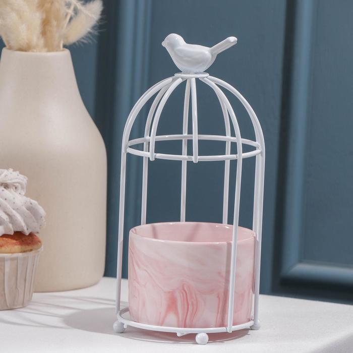 Конфетница «Голубка», 200 мл, 9,5×18 см, цвет розовый мрамор
Конфетница «Голубка», 200 мл, 9,5×18 см, цвет розовый мрамор