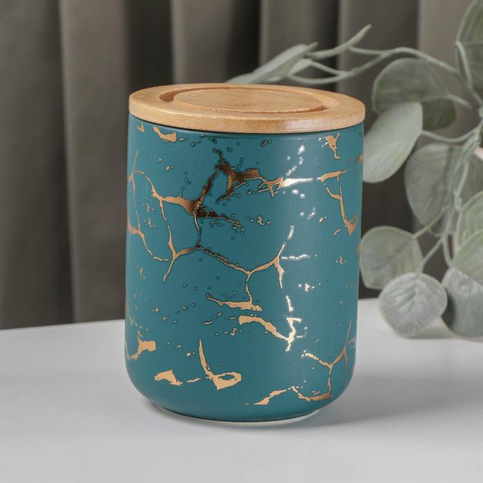 Банка для сыпучих продуктов Gold, 900 мл, цвет зелёный
Банка для сыпучих продуктов Gold, 900 мл, цвет зелёный