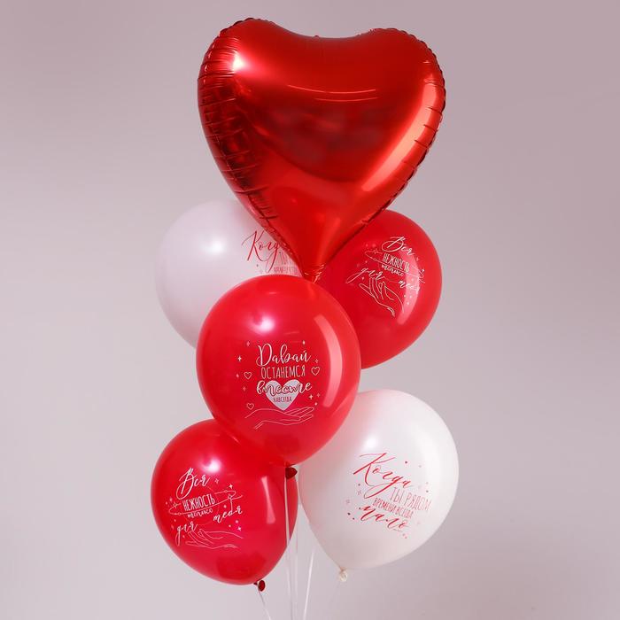 Букет из воздушных шаров «Нежность для тебя», латекс, фольга, набор 6 шт.
Букет из воздушных шаров «Нежность для тебя», латекс, фольга, набор 6 шт.
