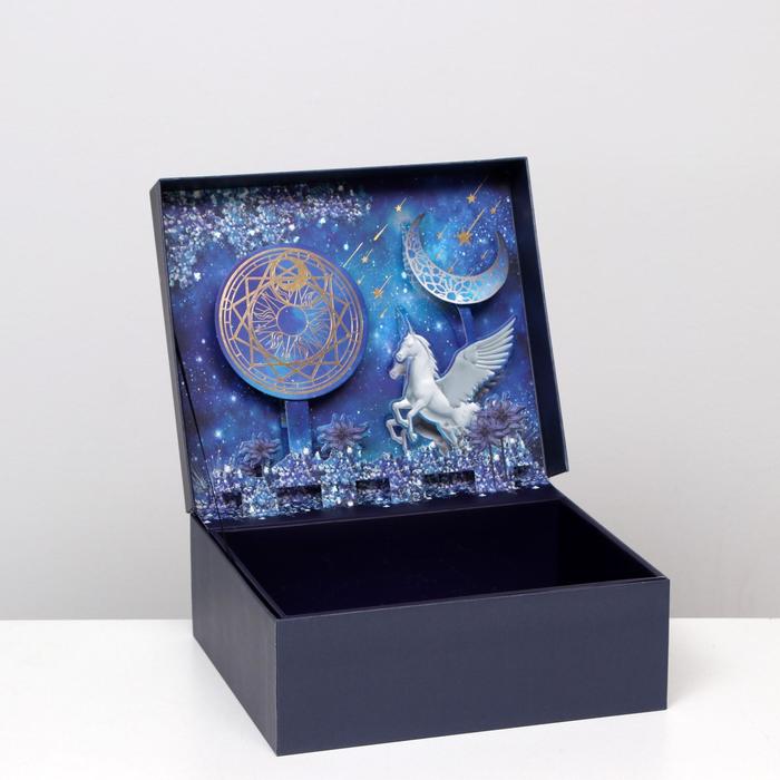 Подарочная 3D коробка "Ловец снов" 32х28х11 см
Подарочная 3D коробка "Ловец снов" 32х28х11 см
