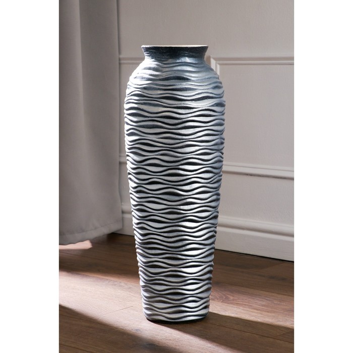 Ваза напольная "Арго", 63 см, серебро
Ваза напольная "Арго", 63 см, серебро