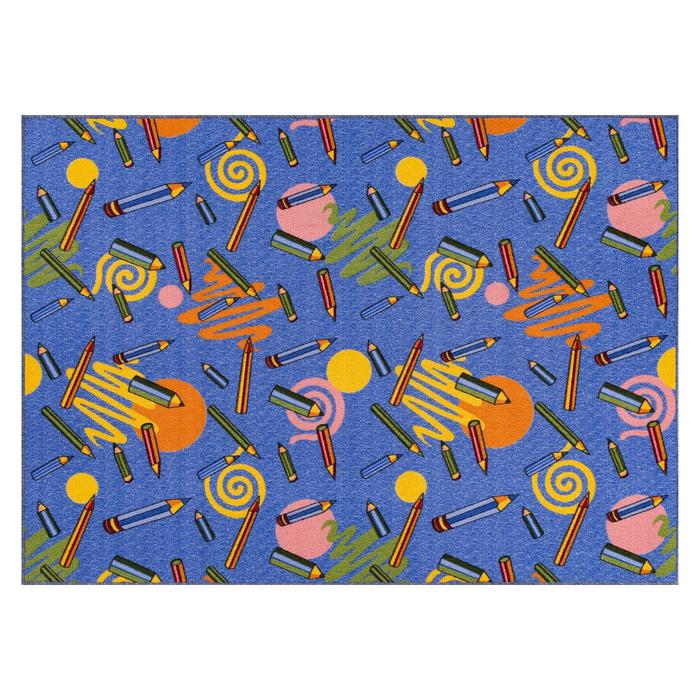 Ковер Карандаши 150х200, голубой, войлок, полипропилен 100%
Ковер Карандаши 150х200, голубой, войлок, полипропилен 100%