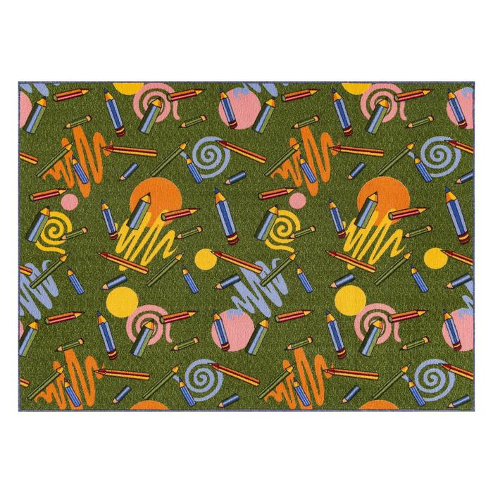 Ковер Карандаши 150х200, зеленый, BCF, войлок, полипропилен 100%
Ковер Карандаши 150х200, зеленый, BCF, войлок, полипропилен 100%