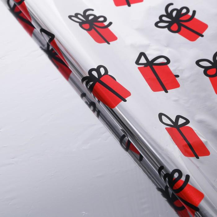 Плёнка упаковочная голография «Подарок», 100 × 70 см 
Плёнка упаковочная голография «Подарок», 100 × 70 см