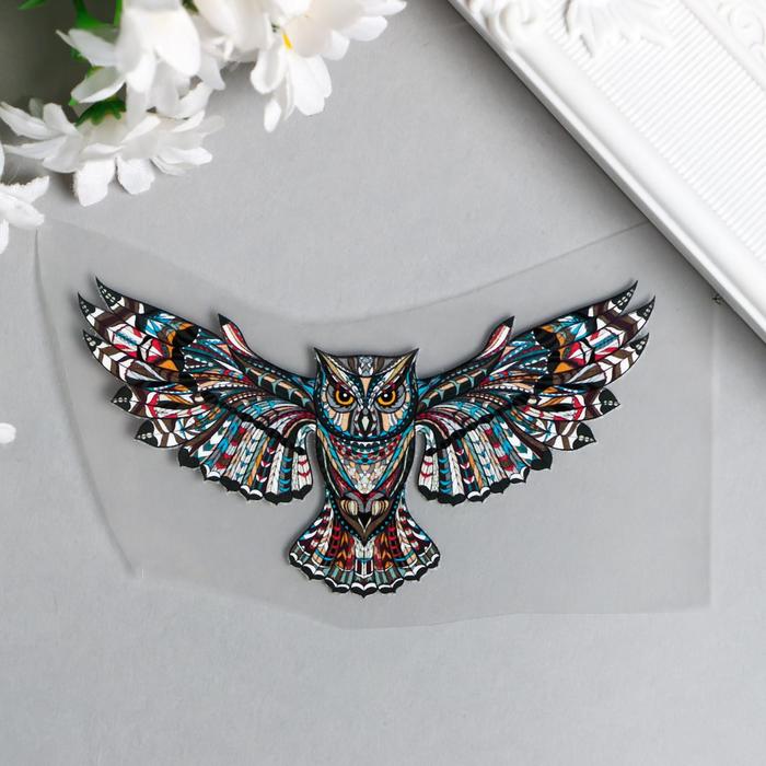 Термонаклейка "Филин в полёте" 10х5,6 см
Термонаклейка "Филин в полёте" 10х5,6 см