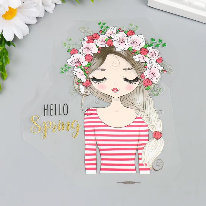 Термонаклейка "Малышка с цветами в косе" 15х12,5 см
Термонаклейка "Малышка с цветами в косе" 15х12,5 см