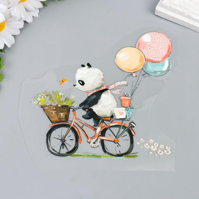 Термонаклейка "Панда на велосипеде" 15,3х15 см
Термонаклейка "Панда на велосипеде" 15,3х15 см