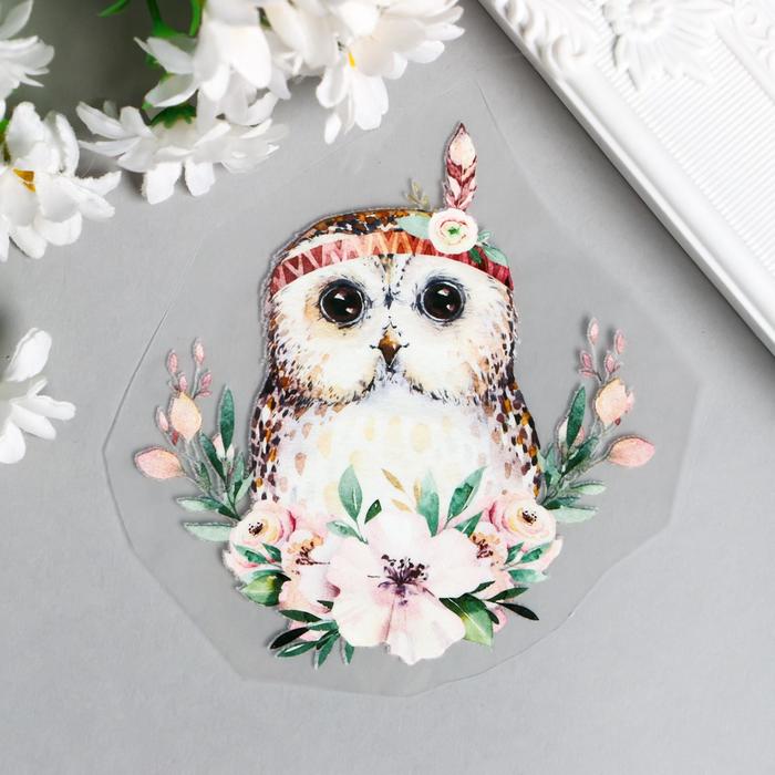 Термонаклейка "Совушка-индеец в цветах" 10х9,5 см
Термонаклейка "Совушка-индеец в цветах" 10х9,5 см