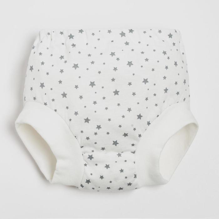 Трусы на подгузник, цвет молочный/звёздочки, рост 68 см
Трусы на подгузник, цвет молочный/звёздочки, рост 68 см