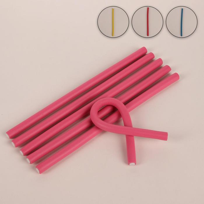 Бигуди «Бумеранг» d = 1 см, 24 см, 6 шт, цвет МИКС
Бигуди «Бумеранг» d = 1 см, 24 см, 6 шт, цвет МИКС