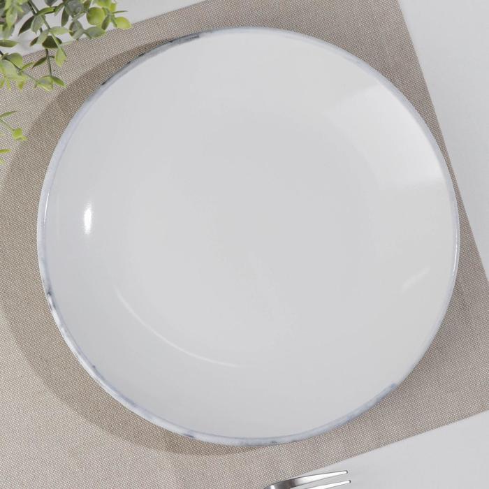 Тарелка «Галактика», d=26 см, белая, фарфор 
Тарелка «Галактика», d=26 см, белая, фарфор