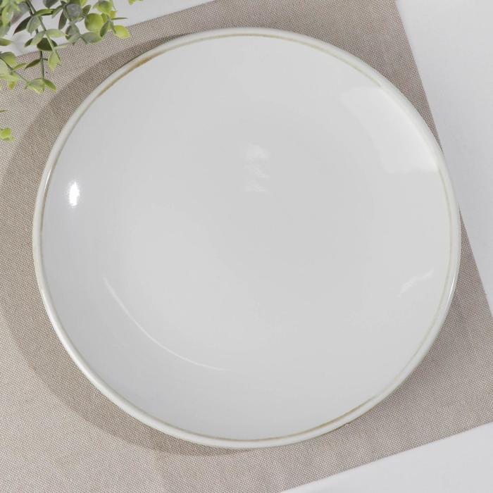 Тарелка «Тэммоку», d=26 см, белая, фарфор
Тарелка «Тэммоку», d=26 см, белая, фарфор