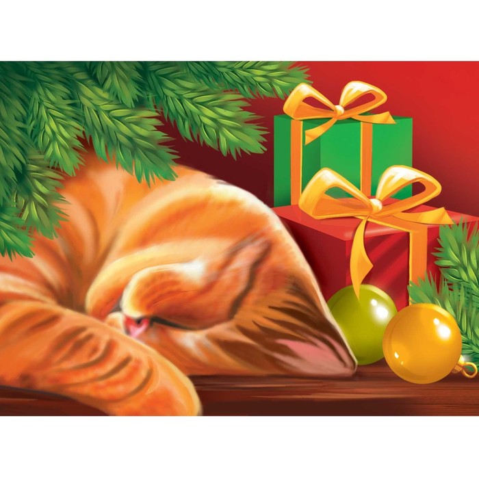 Алмазная мозаика с частичным заполнением «Котёнок под ёлкой» 15х21 см, холст
Алмазная мозаика с частичным заполнением «Котёнок под ёлкой» 15х21 см, холст